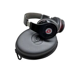 Monster Beats by Dr. Dre Studio 1.0 Wired Over Ear Headphones Black Case Tested